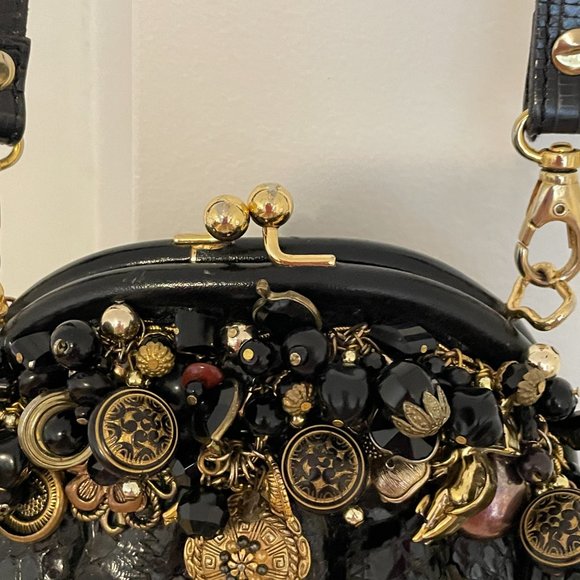 Upcycled Vintage Snakeskin Purse - Picture 10 of 16